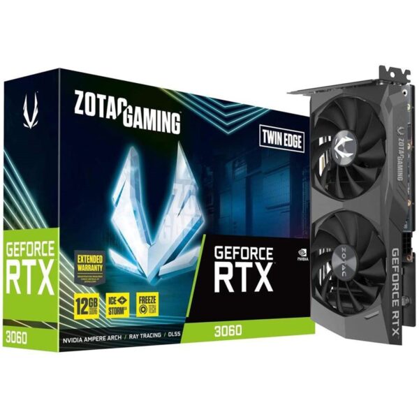 ZOTAC GAMING GeForce RTX 3060 Twin Edge Video Graphics Card ZT-A30600E-10M 12GB GDDR6 - Image 2